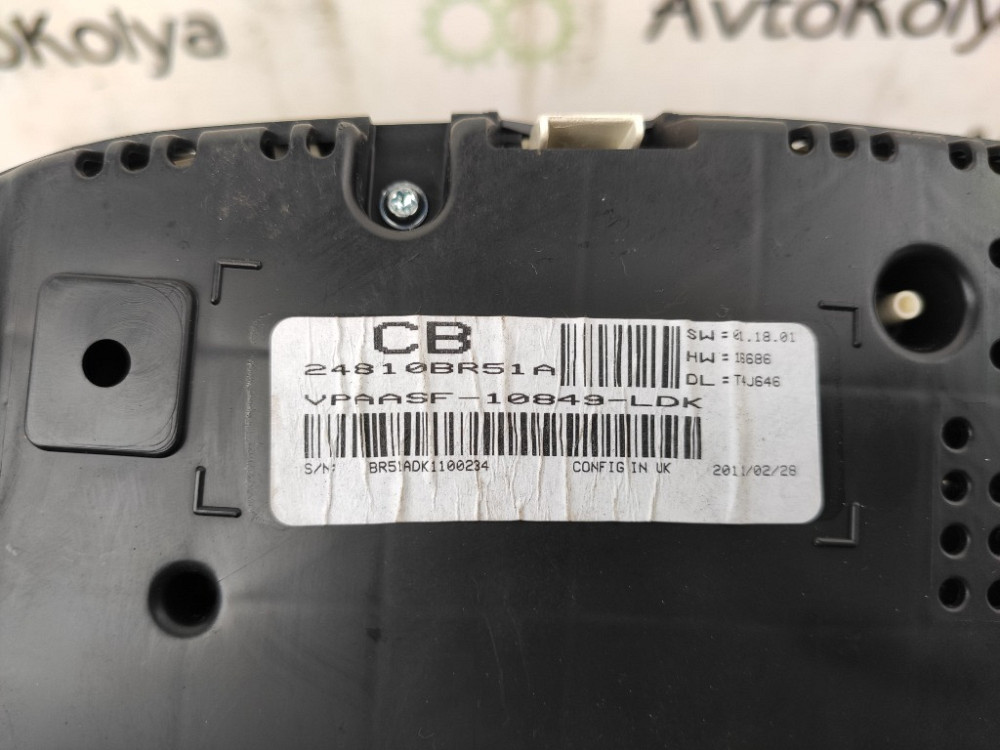 Панель приборов (спидометр) Nissan Qashqai 2007-2013 (24810BR51A) Ковель - изображение 4