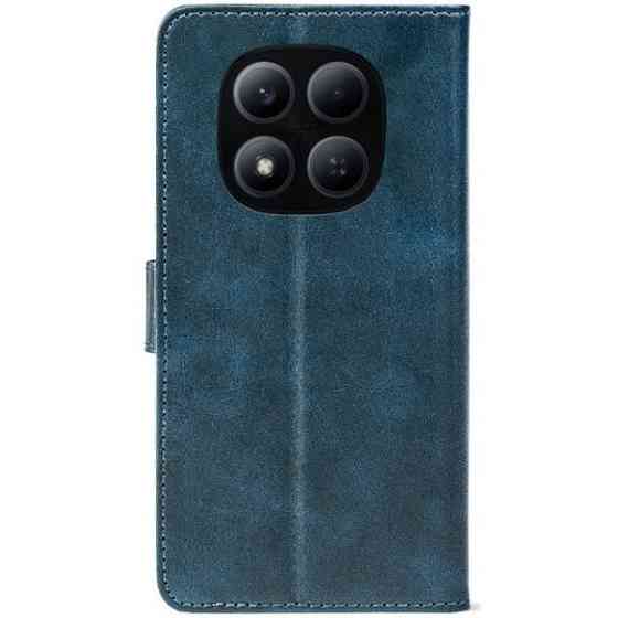 Чохол-книжка Crazy Horse Clasic для Xiaomi Redmi Note 15 Pro 5G Dark Blue (Front) Харьков