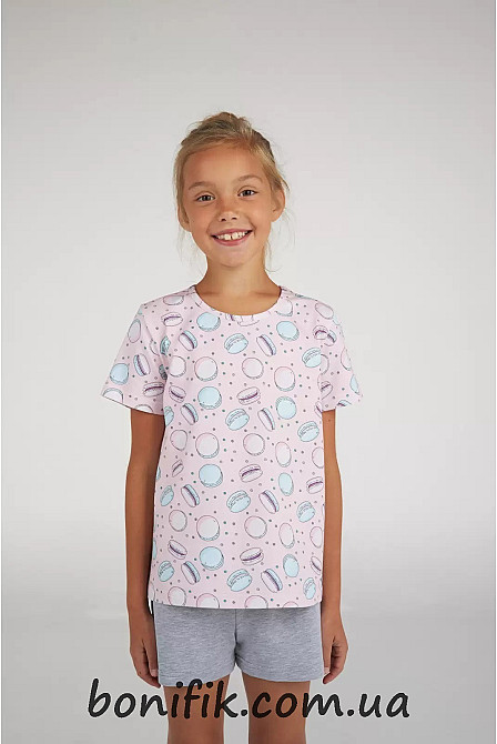 Комплект детской пижамы для девочек "Macaroons" (арт. GPK 2070/05/04) Кривой Рог - изображение 1