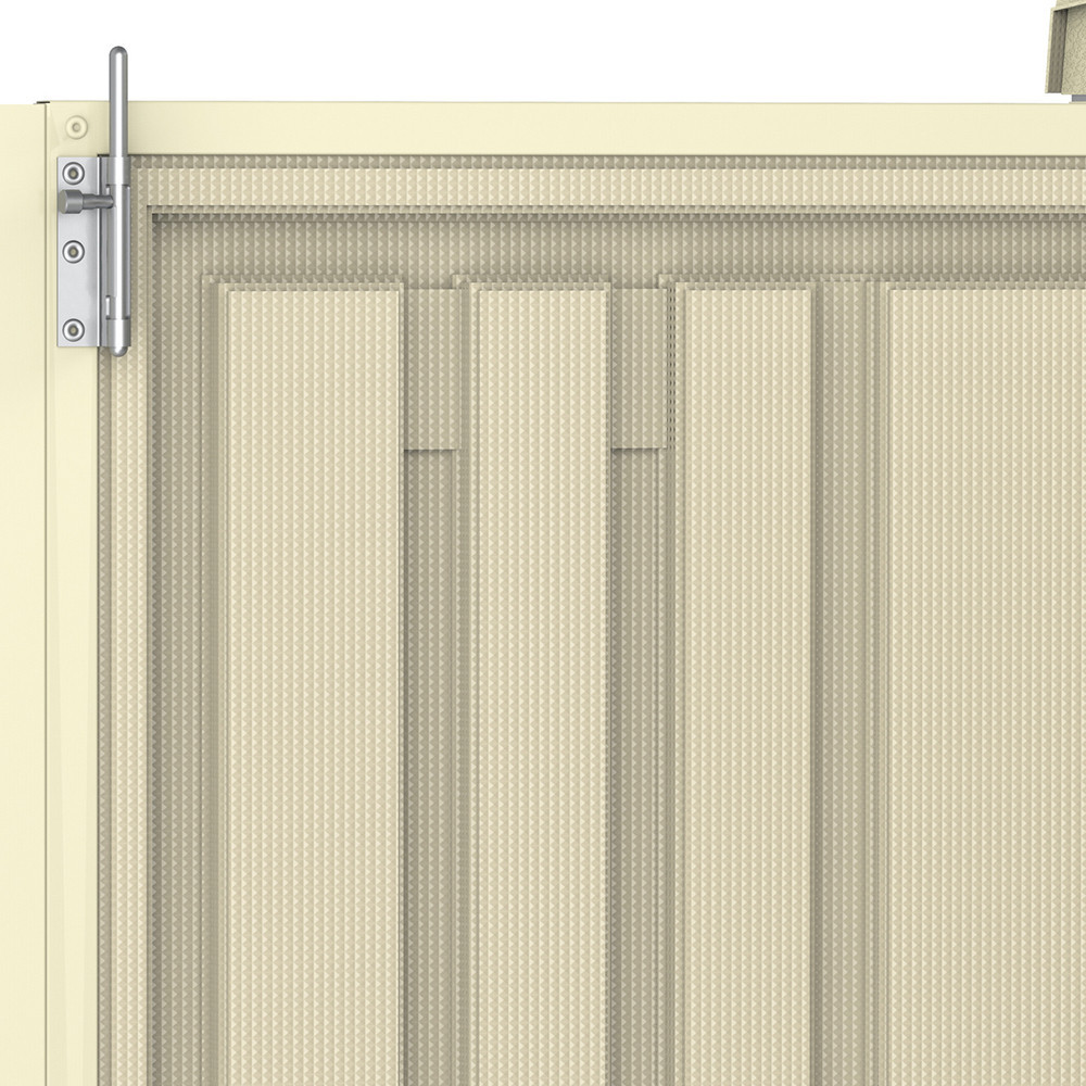 Сарай пластиковый DuraMate 240x163x186 см слоновая кость Київ - зображення 10