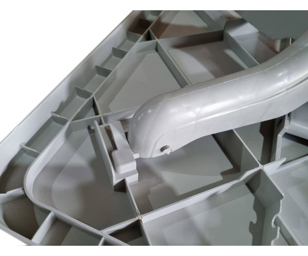 Стіл Прима квадратний складний пластиковий 80*80 білий колір Днепр - изображение 4