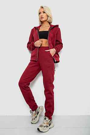 Спортивний костюм жіночий на флісі, бордовий | Новий | S-XL Одеса