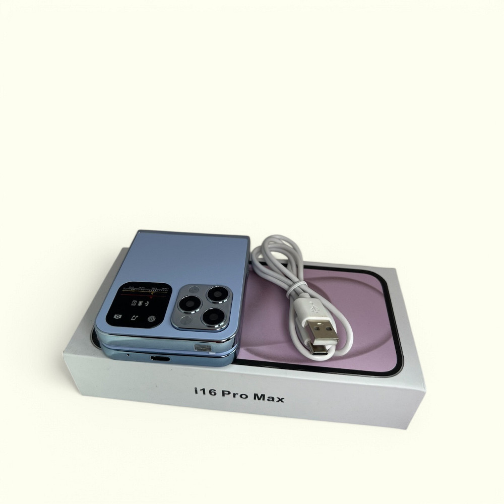 Кнопочный мобильный телефон раскладушка AIEK I16 Max на 4 сим карты Blue Киев - изображение 7