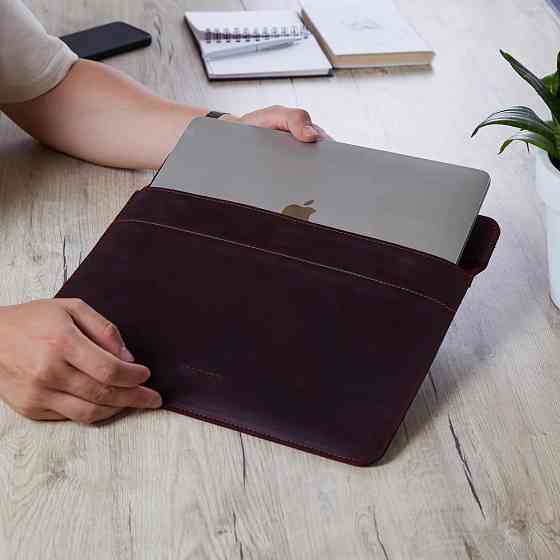 Чехол для ноутбука винтажный Incarne Klouz MacBook Pro 13" 2016-2025 klouz-burgundy-vintage-pro-13 б Київ