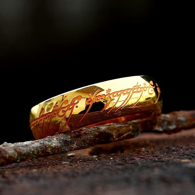 Кольцо Всевластия из Властелина колец, со светящейся надписью. Настоящее кольцо Саурона, единое кол Київ - зображення 7