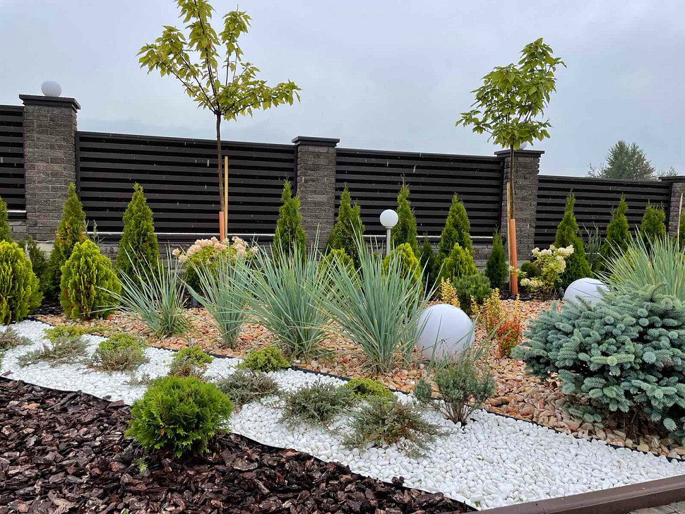 Сучасний металевий паркан - огорожа Жалюзі від виробника Херсон - изображение 10