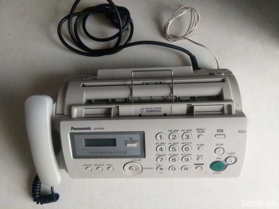 Факс Panasonic KX-FP207 UA Львів - зображення 1