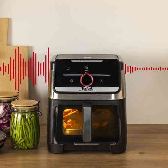Мультипечь Tefal Easy Fry Smart & Silence XXL EY876DE1 7 л 1800 Вт черная Киев