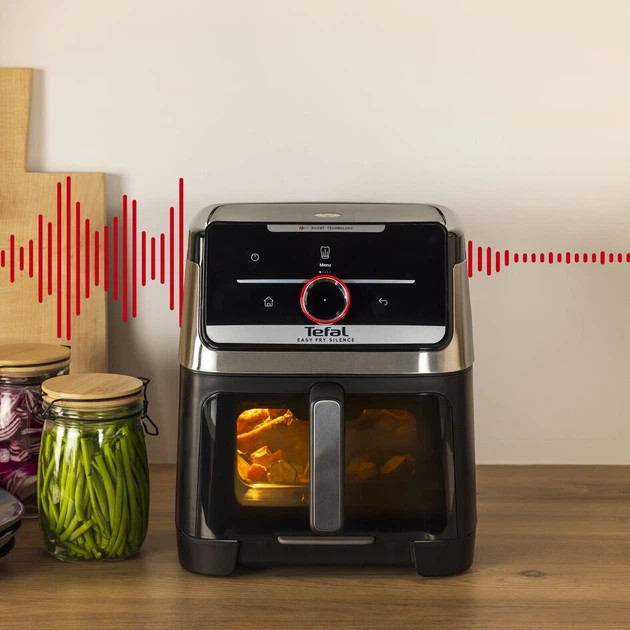 Мультипечь Tefal Easy Fry Smart & Silence XXL EY876DE1 7 л 1800 Вт черная Киев - изображение 4
