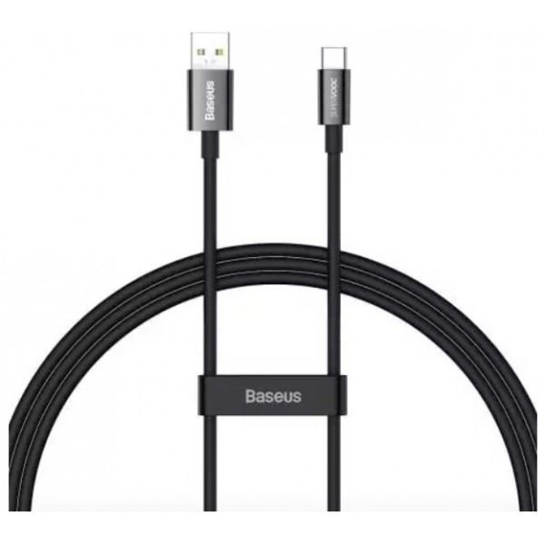 Кабель Baseus Superior Series (SUPERVOOC) USB to Type-C 65W 1m Black (CAYS000901) (Код товару:30816) Харьков - изображение 1
