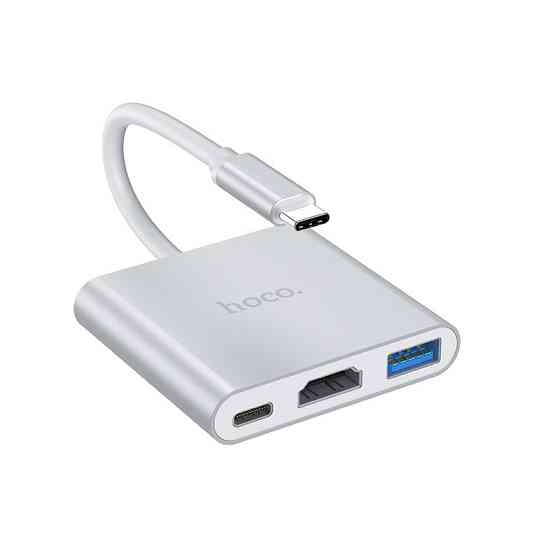 Переходник HUB Hoco HB14 Type-C to USB3.0+HDMI+PD Херсон