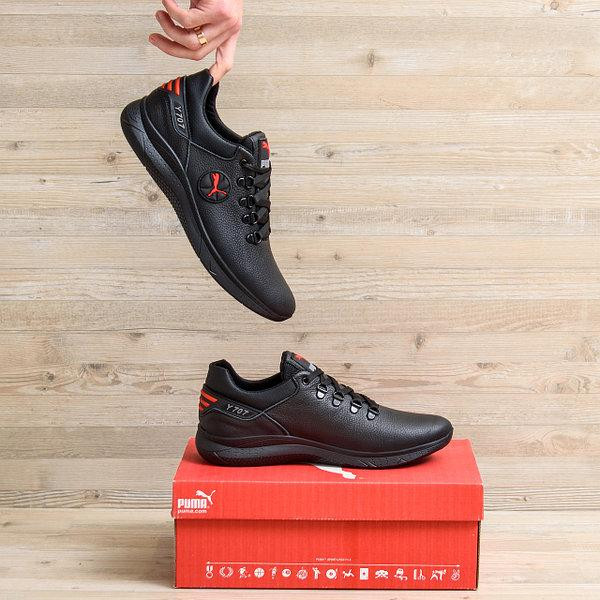 Мужские кожаные кроссовки Pm Y-707 Киев - изображение 9