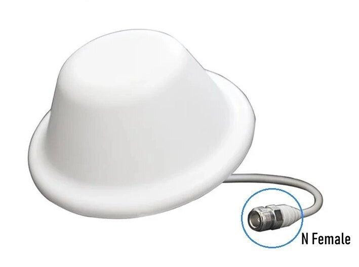 Антенна GSM 4G 5G Wi-Fi 600-3700 МГц 2/4/5 дБ, до 50 Вт, потолочная, N-female (11026) Дніпро - зображення 1