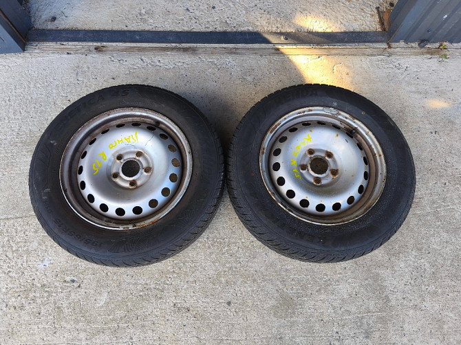 Диск колесный металлический с шиной Kenda 195/65 R15 Renault Kangoo 2008-2021 Ковель - изображение 1