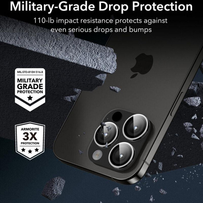 Защитное стекло Metal Classic на камеру (в упак.) для Apple iPhone 17 Pro (6.3") / 17 Pro Max (6.9") Херсон - изображение 5