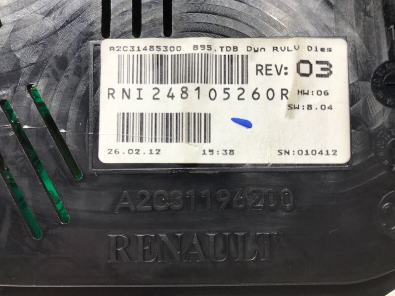 Приборная панель Renault Megane 3 1.5 DIESEL K9K 2008 (б/у) Киев - изображение 5