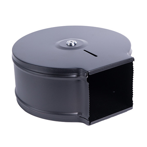 Держатель туалетной бумаги Джамбо, нер.сталь, черный Київ - зображення 4