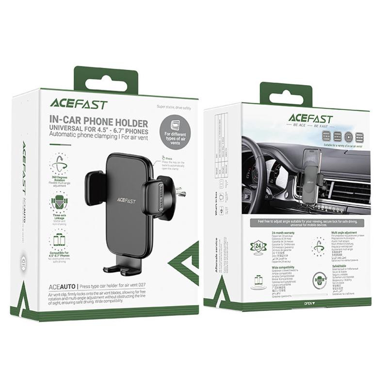 Автодержатель Acefast D27 Херсон - зображення 2