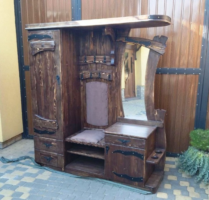 Дерев'яні меблі, Прихожа Марго Винница - изображение 2