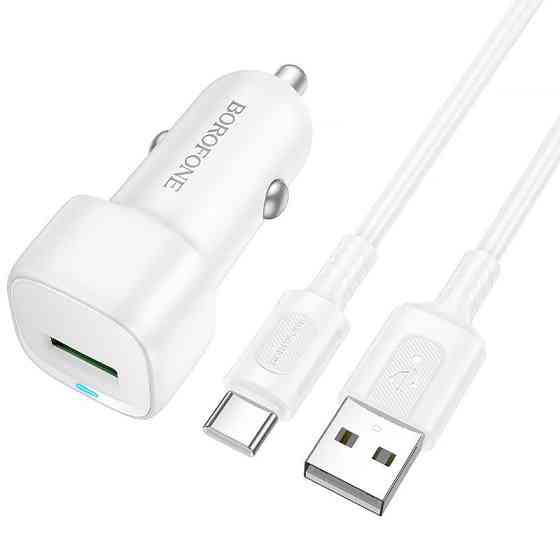АЗУ Borofone BZ34 Cloud QC3.0 (1USB-A) + кабель USB to Type-C Херсон