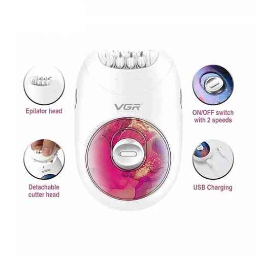 Эпилятор женский VGR V-706 PINK розовый Київ