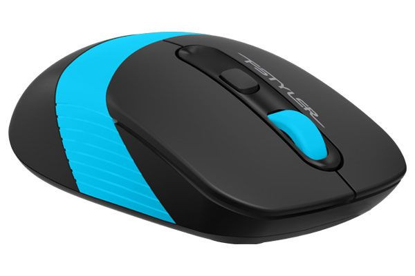 Мышь компьютерная безпроводная A4Tech Fstyler FG10 Black/Blue голубая Київ - зображення 2