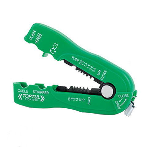 Съемник изоляции TOPTUL мультифункциональный d0.8-2.6мм DIDA1020 Харків - зображення 1