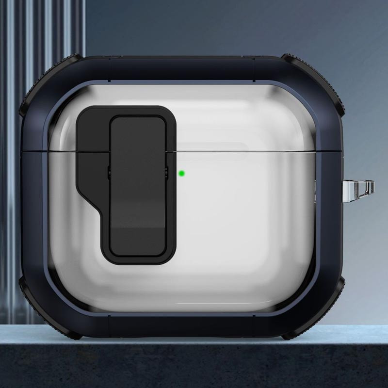 Футляр противоударный Locking Button для наушников Airpods 4 Херсон - зображення 2