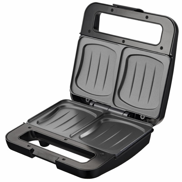 Сендвичница Adler AD-3079 1200 Вт черная Київ - зображення 2