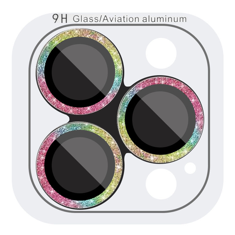 Защитное стекло Metal Sparkles на камеру (в упак.) для Apple iPhone 15 Pro (6.1") /15 Pro Max (6.7") Херсон - изображение 7