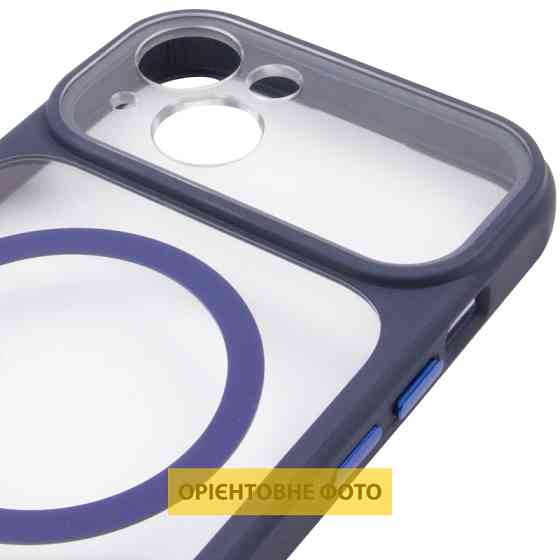 Чехол TPU+PC GETMAN Moon Clear with MagSafe для Apple iPhone 15 (6.1") Херсон