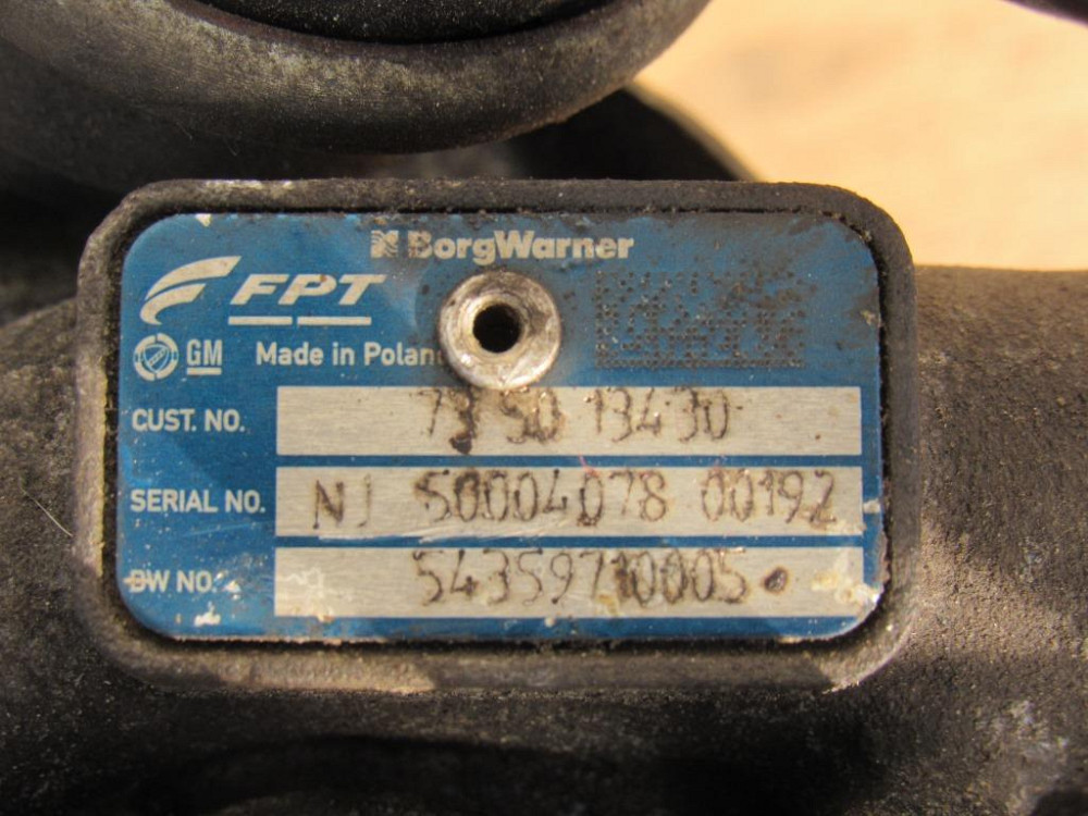 Турбина Opel Combo 1.3 CDTI 2001-2011 (735013430) Ковель - зображення 4