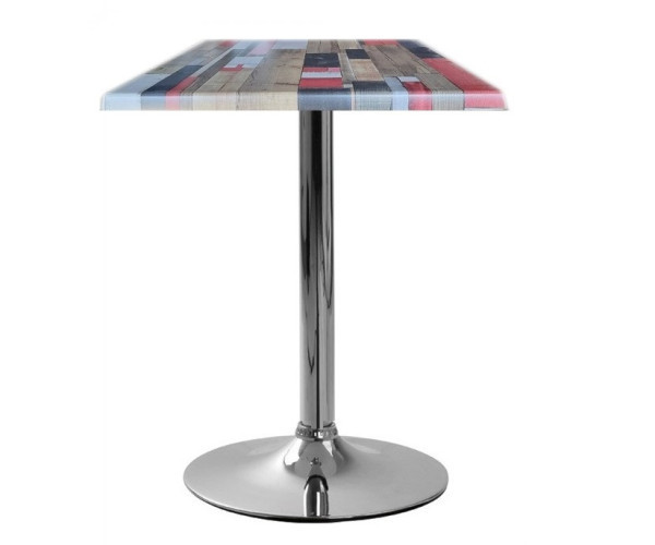 Стіл Вега70MUL квадратний 70*70 см різнокольоровий верзаліт Дніпро - зображення 1