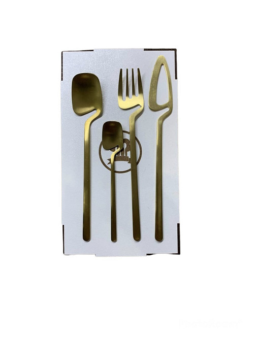 Набор столовых приборов Kitchen на 2 персоны Gold Киев - изображение 10