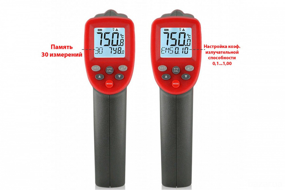 Пирометр бесконтактный цифровой -50-750°C WINTACT WT700 Харьков - изображение 6