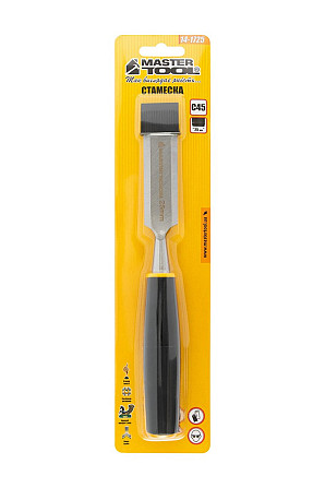 Стамеска MASTERTOOL 25 мм с пластиковой ручкой 14-1725 Харків - зображення 6