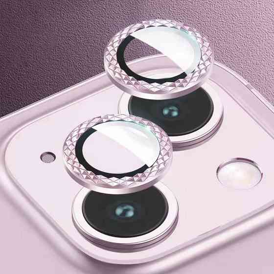 Защитное стекло Metal Shine на камеру (в упак.) для Apple iPhone 14 (6.1") / 14 Plus (6.7") Херсон