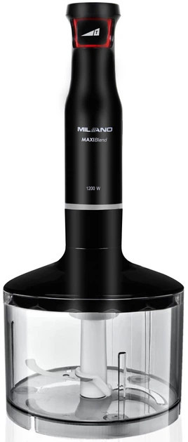 Блендер погружной MILANO BL-2013B 1200 Вт черный Київ - зображення 6