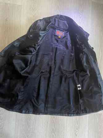 Чорна шкіряна куртка відомого українського бренду, шкірянка, шкіряна куртка Полтава