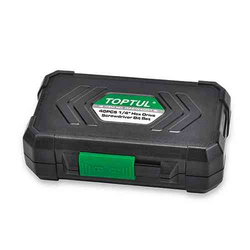 Набор бит и головок для шуруповерта 1/4" 40ед. TOPTUL GAEW4001 Харків