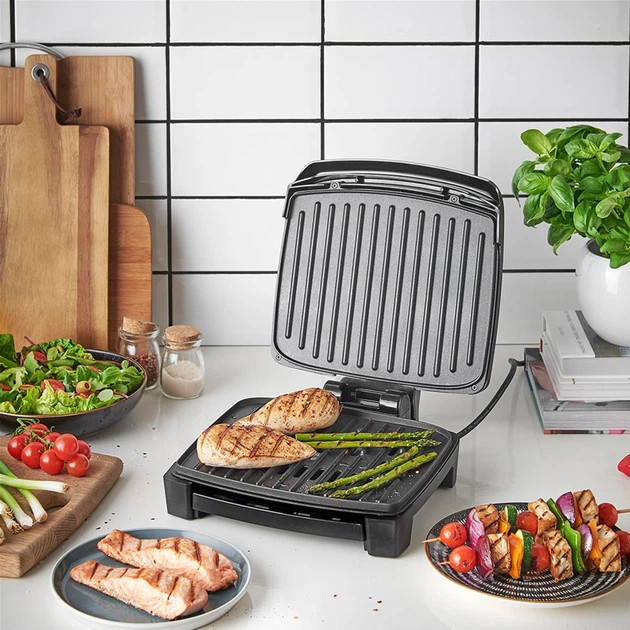 Гриль-барбекю электрический Russell Hobbs George Foreman Immersa Grill Small 28300-56 1100 Вт черный Киев - изображение 4