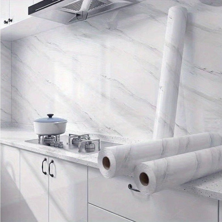 Самоклеюча плівка під мармур для кухні 3м на 60см Декоративна мармурова наклейка на меблі Одеса - зображення 1