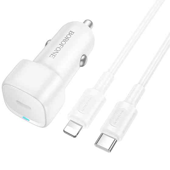 АЗУ Borofone BZ34A Cloud PD20W (1USB-C) + кабель Type-C to Lightning Херсон