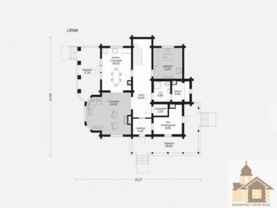 Зрубні будинки ціна — замовляйте дерев’яний будинок під ключ Одесса - изображение 2