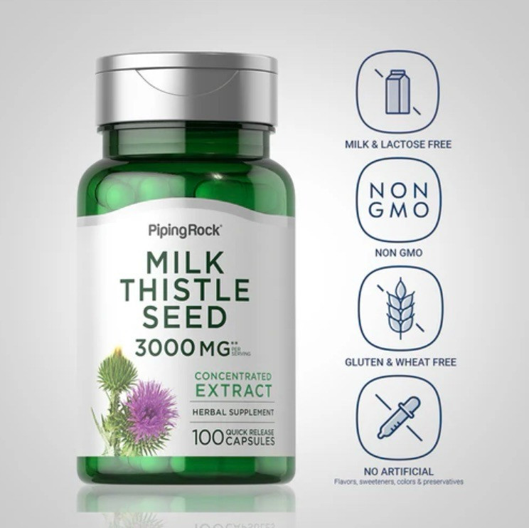 Розторопша MILK THISTLE SEED 3000 мг силімарин, 100 капсул США Тернополь - изображение 5