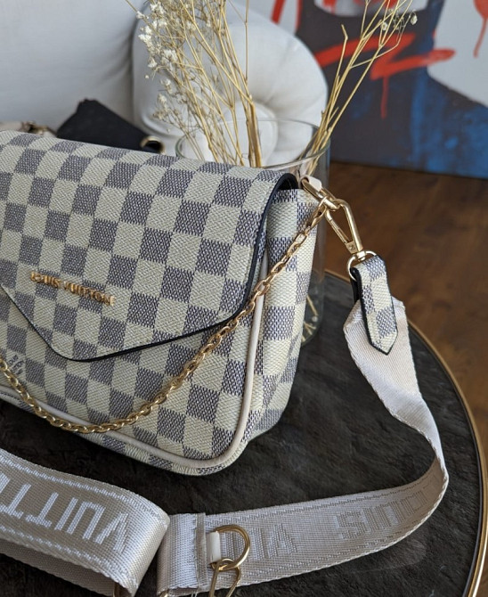 маленька жіноча сумочка кросс боді Louis Vuitton 2 в 1 AN9 Киев - изображение 2