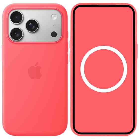 Чехол Silicone case (AAA) with Magsafe and Animation для Apple iPhone 17 Pro (6.3") Херсон