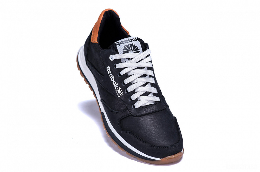 Мужские кожаные кроссовки  Rbk Classic Leather Trail  Black Киев - изображение 2
