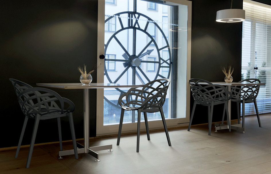 Кресло Papatya Flora прозрачно-красное сиденье, низ белый Київ - зображення 4