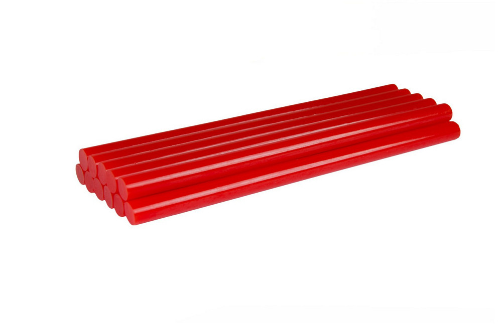 Стержни клеевые MASTERTOOL 11.2х200 мм 12 шт красные 42-1158 Харків - зображення 1